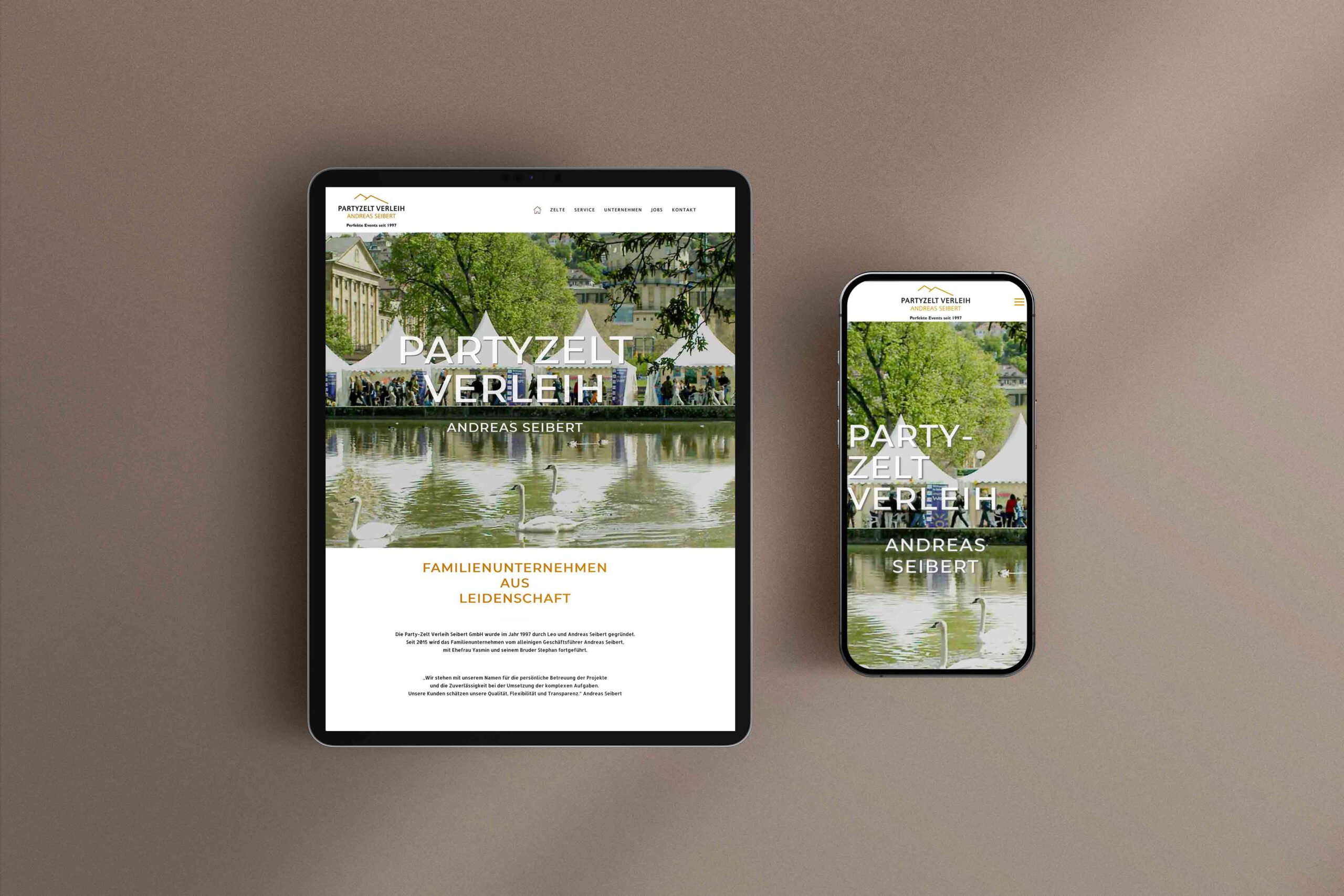 Screendesign Partyzelt Speyer